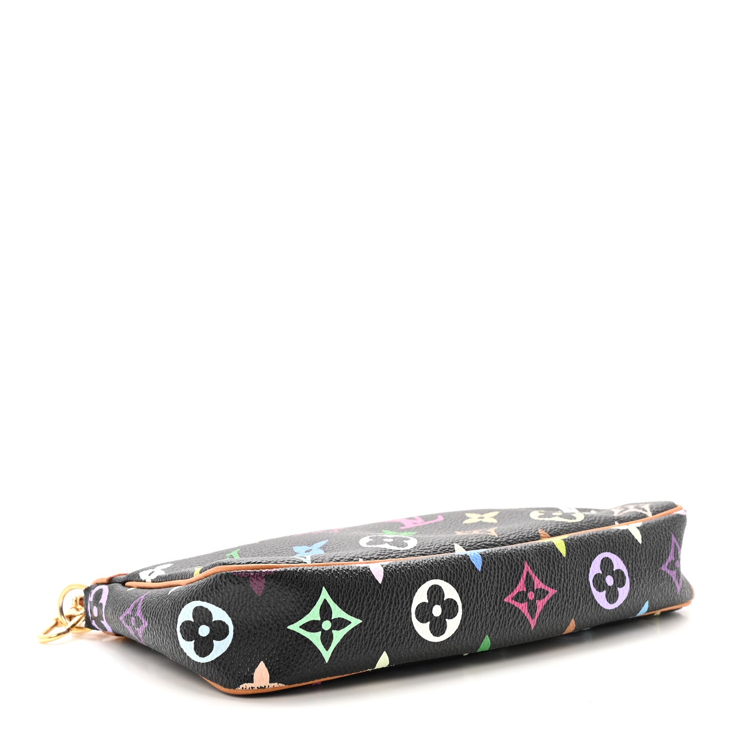 Louis Vuitton Monogram Multicolor Pochette Accessories Black 4 of 11