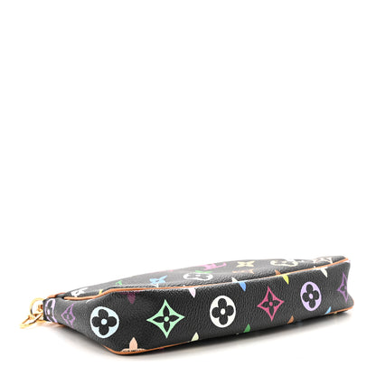 Louis Vuitton Monogram Multicolor Pochette Accessories Black 4 of 11