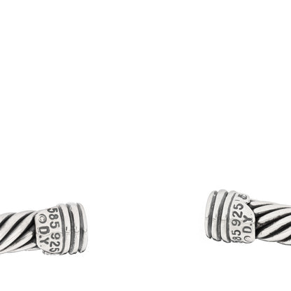 David Yurman Sterling Silver 14K Yellow Gold 5mm Triple X Cable Bracelet 3 of 3