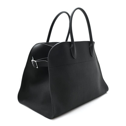 The Row Matte Grained Calfskin Soft Margaux 15 Black 3 of 9