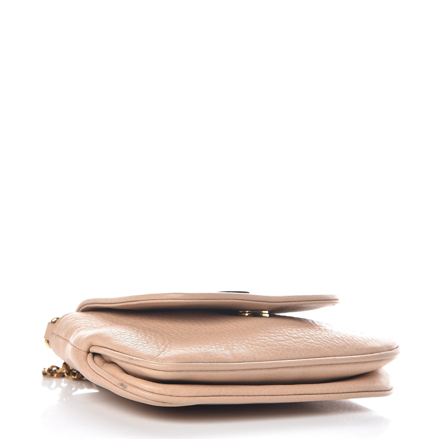 Dollar Calfskin Small 1973 Chain Shoulder Bag Camelia