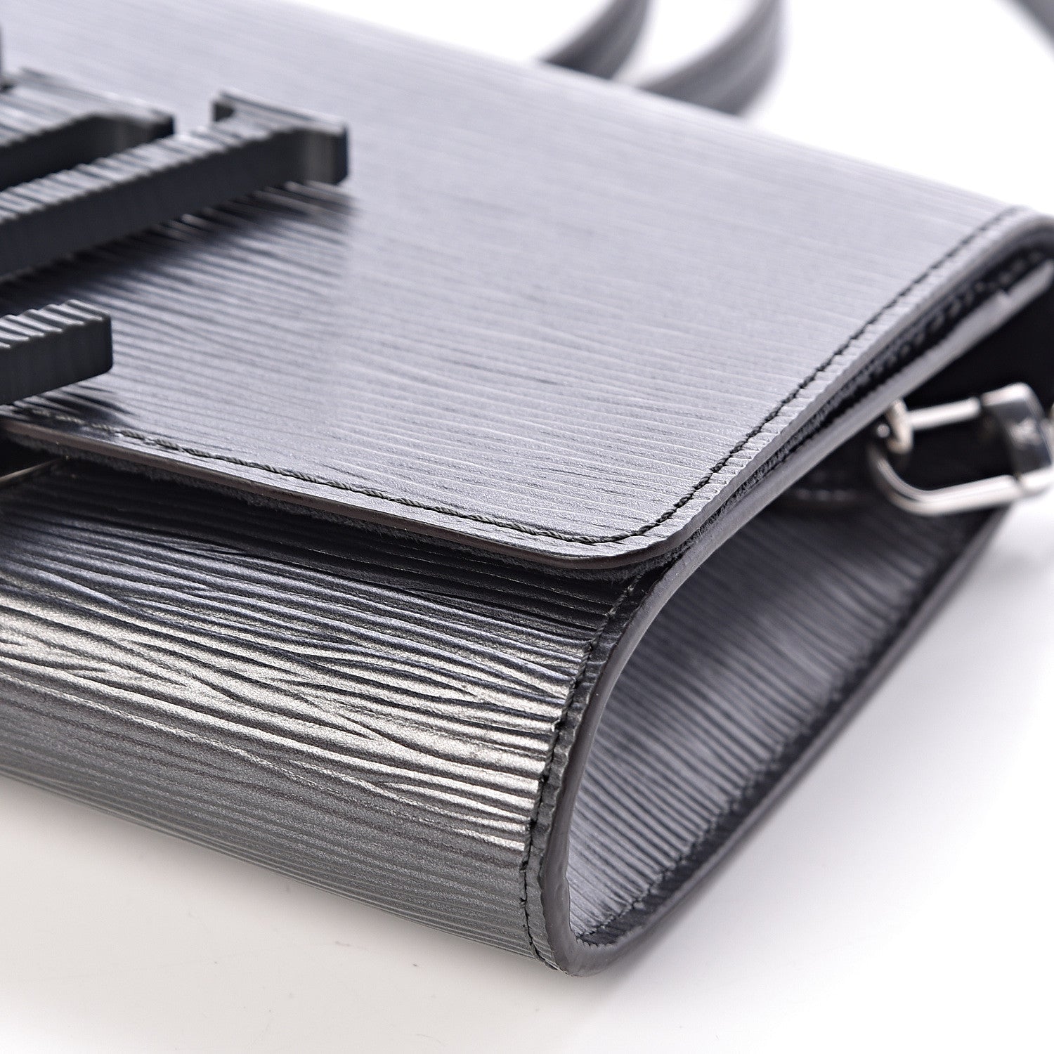 Louis Vuitton Epi Louise Strap PM Anthracite Nacre 8 of 9