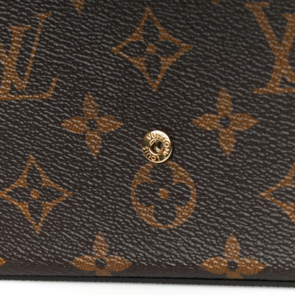 Louis Vuitton Monogram Pochette Felicie Chain Wallet Fuchsia 12 of 15
