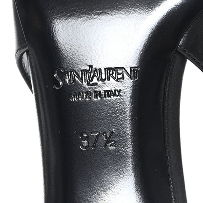 Saint Laurent Nappa Giannutri Vendome Slingback 50mm Pumps 37.5 Black 7 of 9