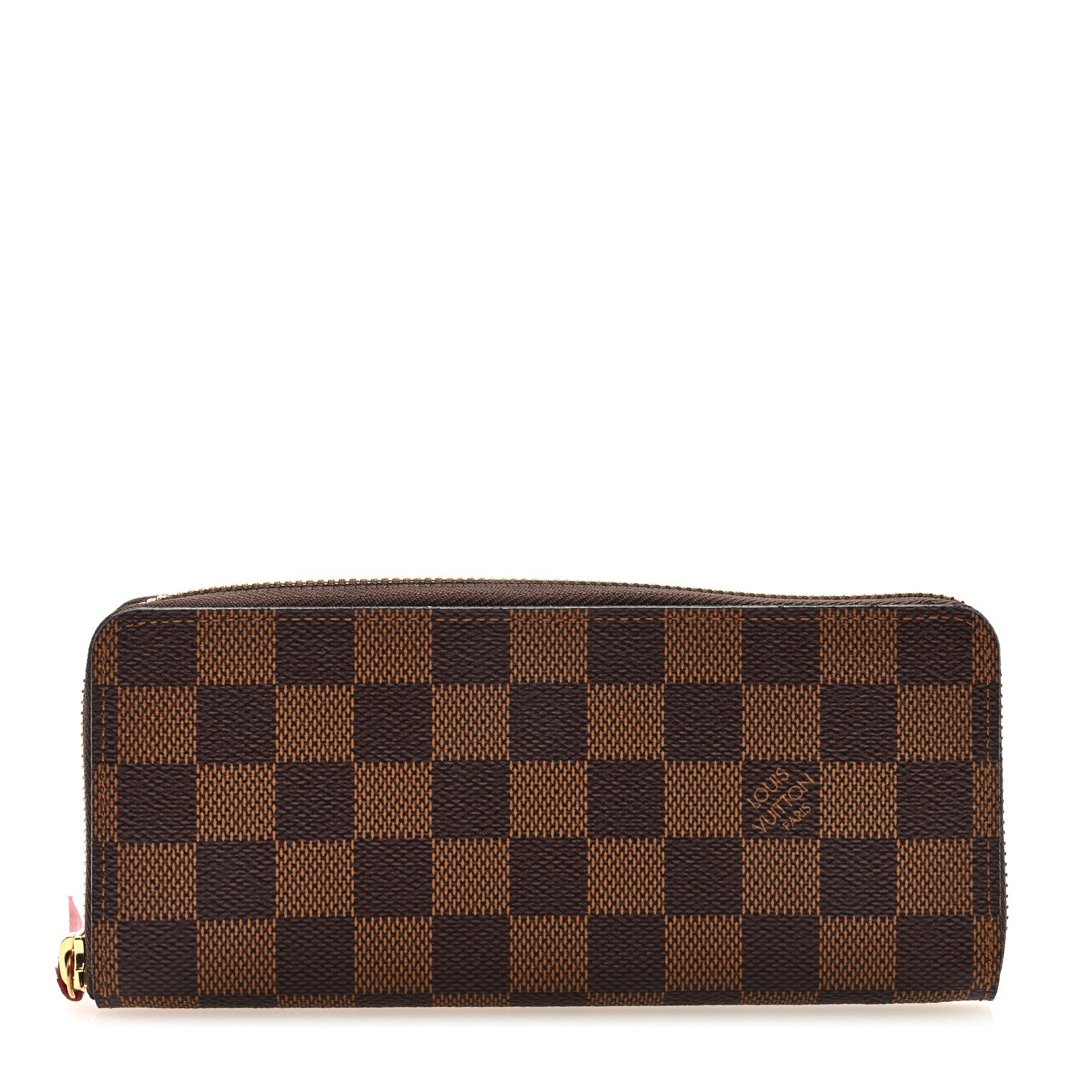 Louis Vuitton Damier Ebene Clemence Wallet Cherry 1 of 6