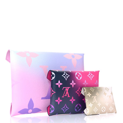 Louis Vuitton Monogram Giant Spring In The City Kirigami Pochette Set Sunrise Pastel Midnight Fuchsia Sunset Kaki 2 of 10