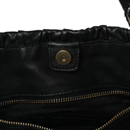 Prada Nappa Gaufre Tote Black 11 of 15