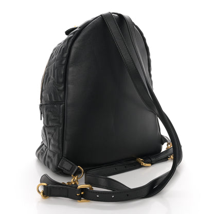 Fendi Nappa FF 1974 Embossed Mini Backpack Black 3 of 13