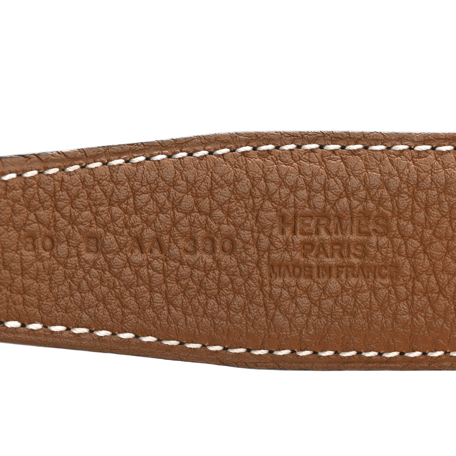 Hermes Box Togo 32mm Martelee Constance Belt 80 32 Black Gold 5 of 6