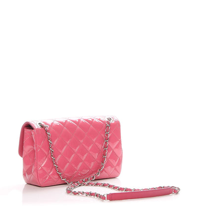 Chanel Patent Quilted Large Coco Shine Flap Pink 3 of 7