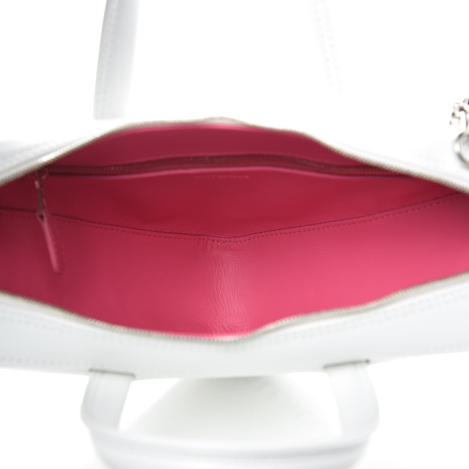 Balenciaga Calfskin XS Triangle Duffle White 5 of 8