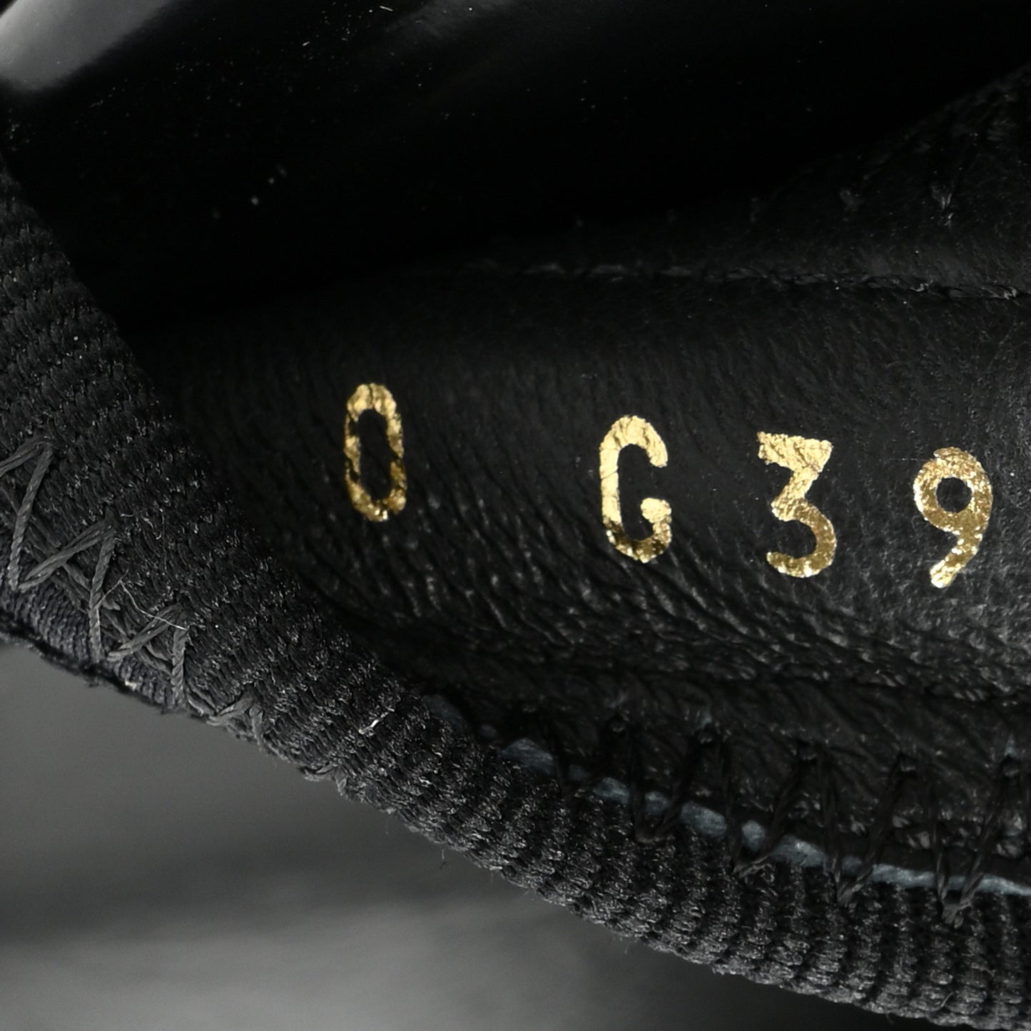 Fabric Metal CC Logo Sandals 36.5 Black