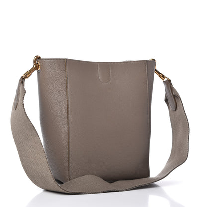 Celine Soft Grained Calfskin Small Sangle Bucket Bag Taupe 3 of 8