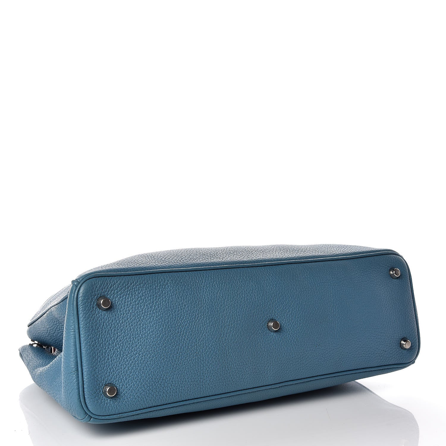 Christian Dior Bullcalf Large Diorissimo Tote Blue 4 of 24