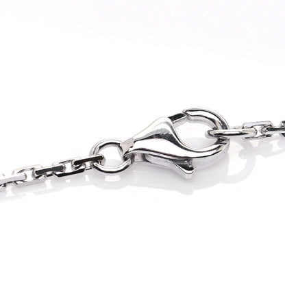 Cartier 18K White Gold Diamond Interlocking LOVE Necklace 4 of 7