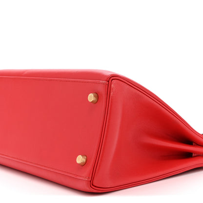 Hermes Swift Kelly Retourne 28 Rouge Vif 10 of 10