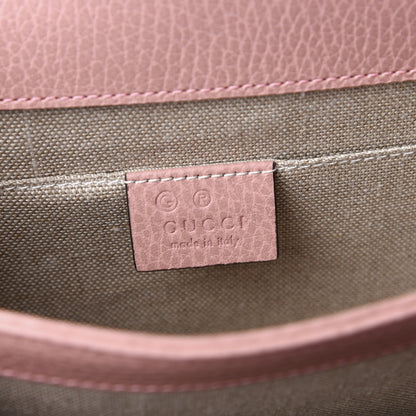 Gucci Dollar Calfskin Small Interlocking G Shoulder Bag Soft Pink 7 of 8