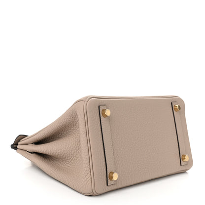 Hermes Togo Birkin 25 Gris Tourterelle 4 of 10