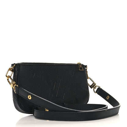 Louis Vuitton Empreinte Monogram Giant Multi Pochette Accessories Small Pochette Black 2 of 9