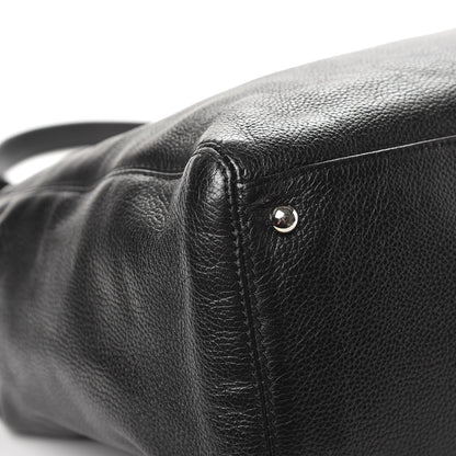 Chanel Calfskin Cerf Executive Shopper Tote Black 8 of 19