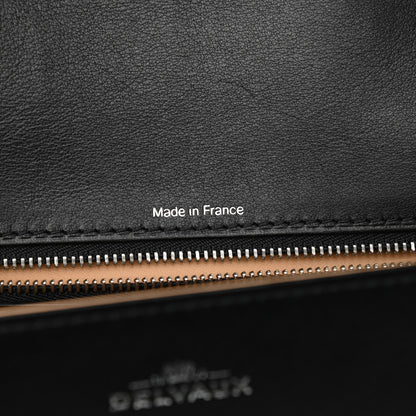 Delvaux Calfskin PM Madame Chaine Bag Black White 7 of 8