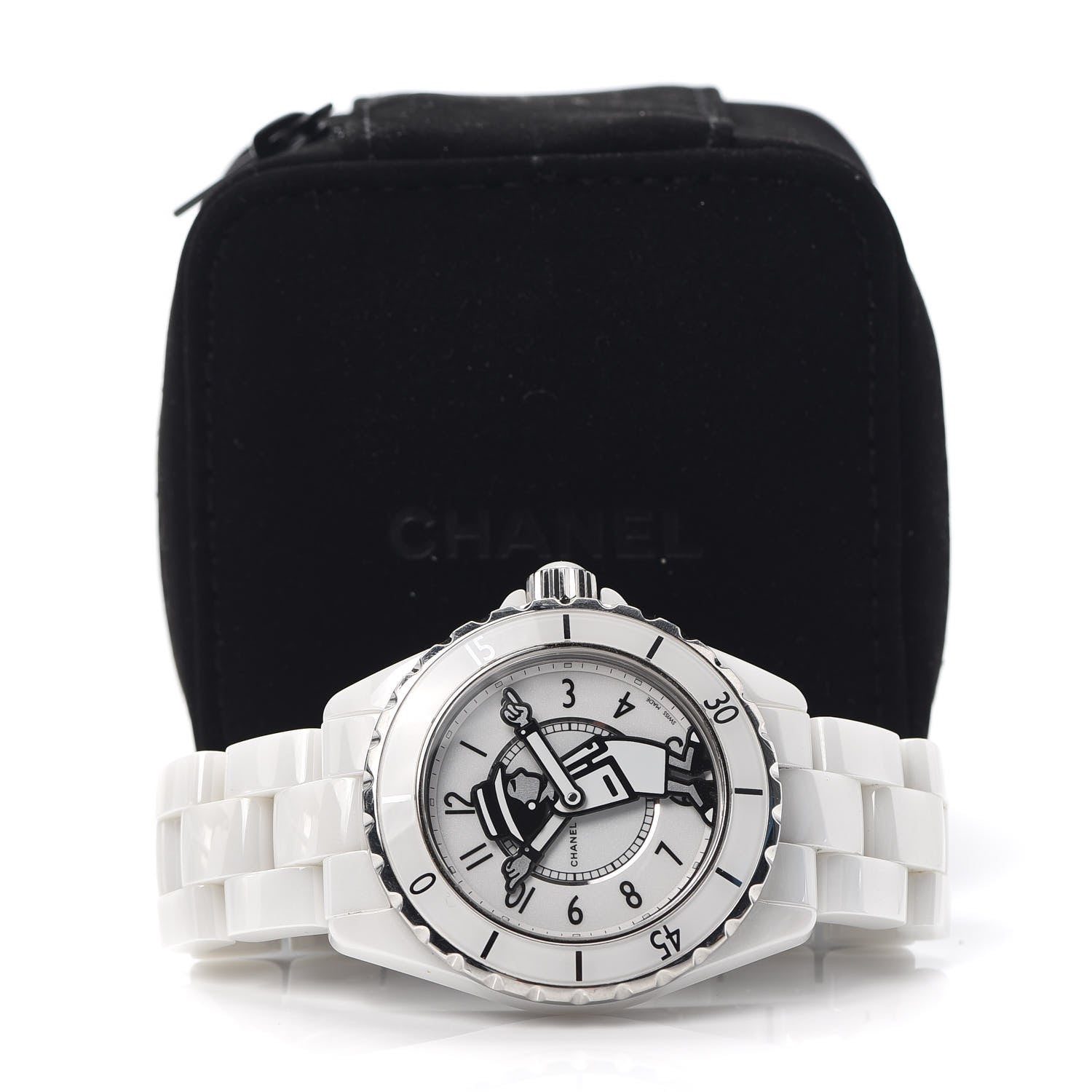 Chanel Stainless Steel Ceramic 38mm J12 Limited Edition Mademoiselle Automatic Watch White 6 of 6