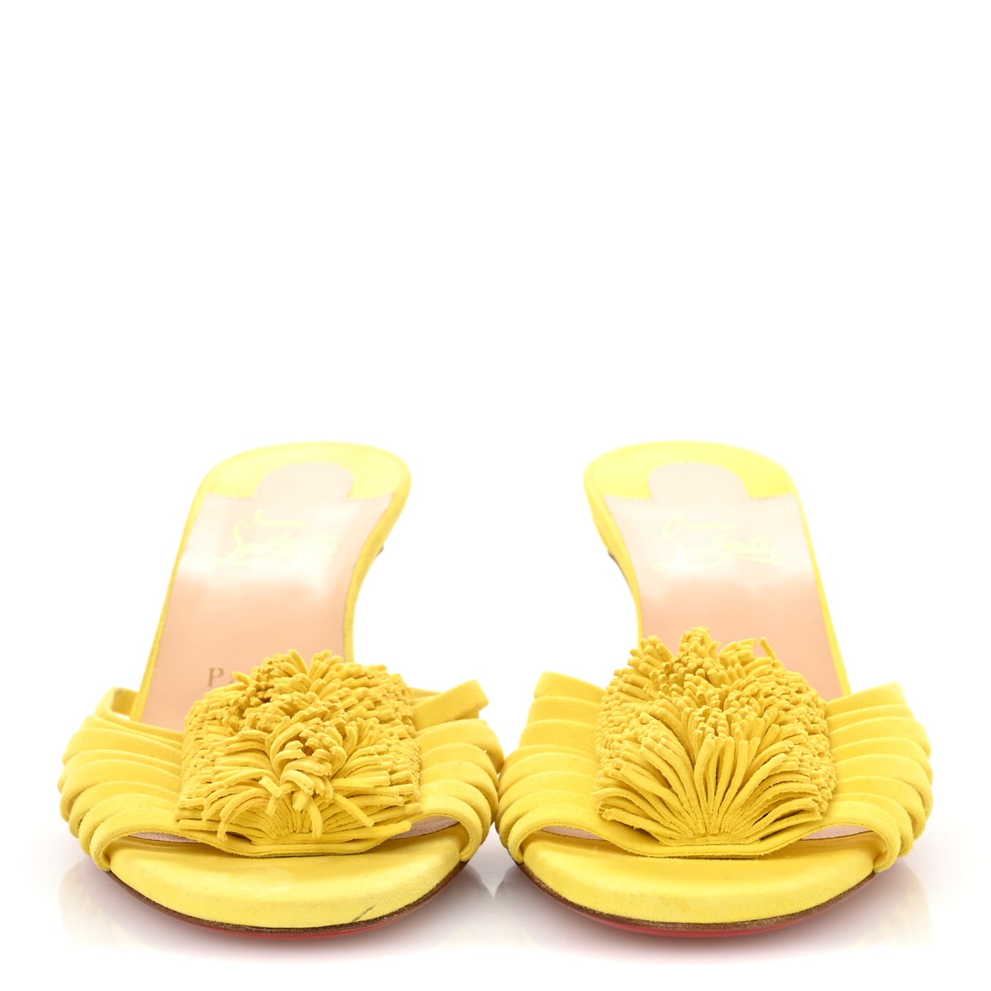 Suede Belbrossa 55 Mules 38 Citronnade