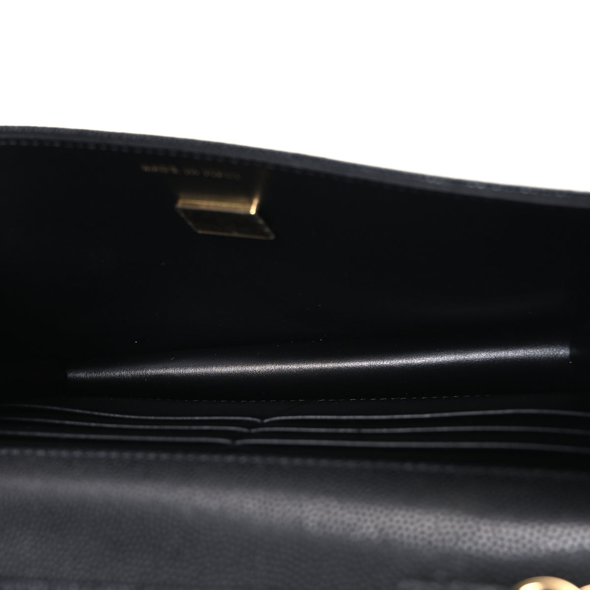 Chanel Shiny Caviar Lambskin Quilted CC Neo Filigree Wallet on Chain WOC Black 5 of 12