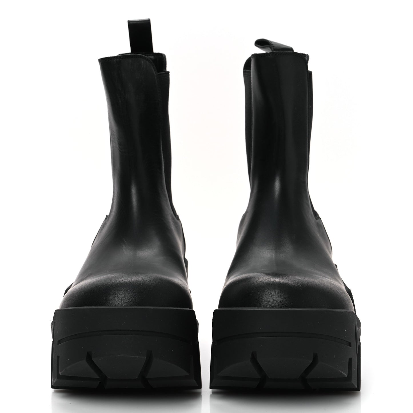 Smooth Calfskin Bulldozer Chelsea Boots 40 Black