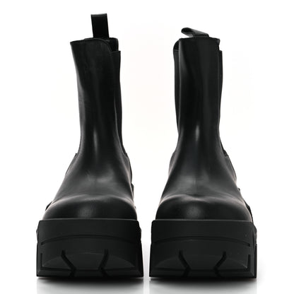 Balenciaga Smooth Calfskin Bulldozer Chelsea Boots 40 Black 3 of 8
