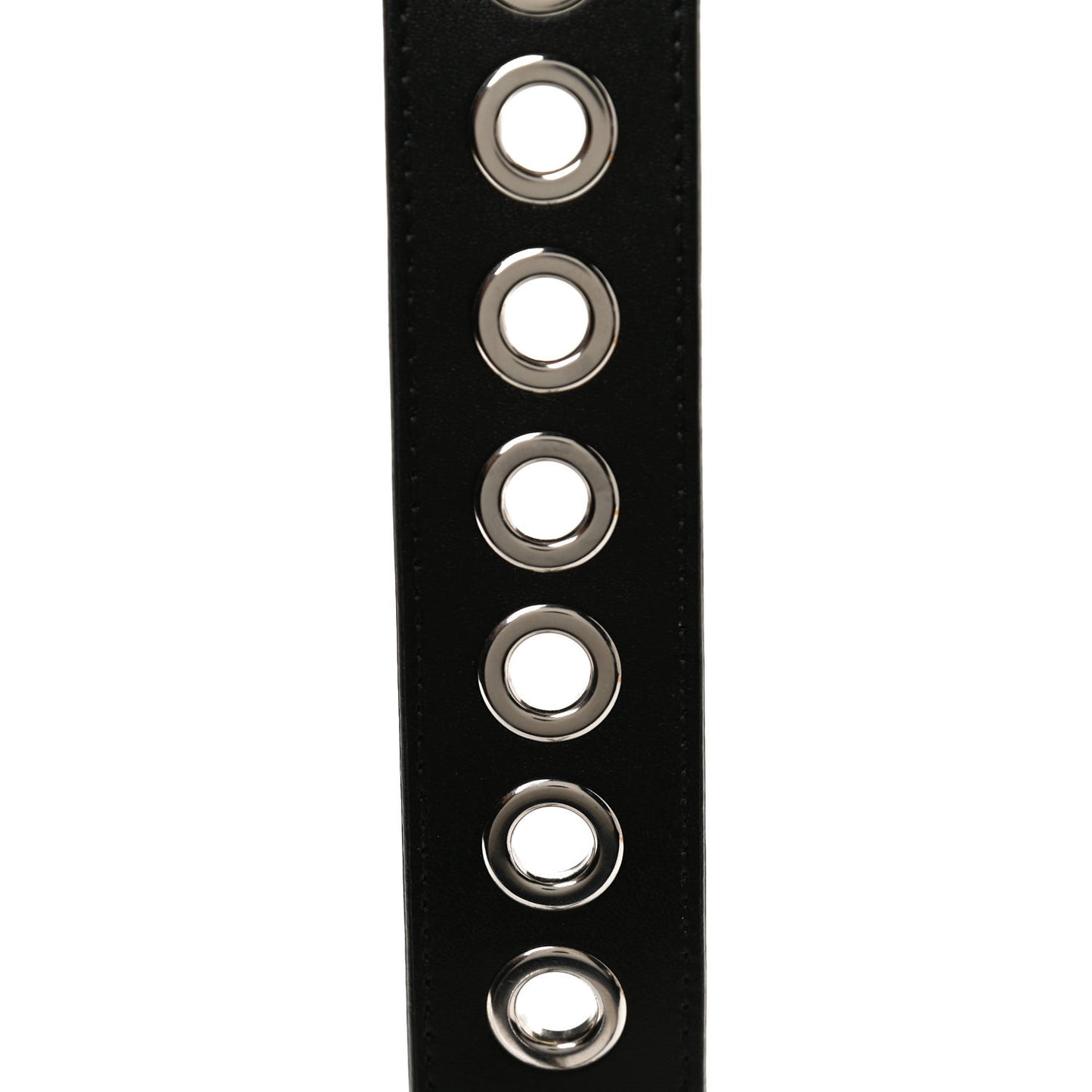 Vitello Liberty Grommet Bi-Color Mini Strap You Black Camelia