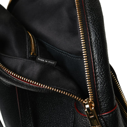 Miu Miu Goatskin Madras Backpack Black 11 of 24