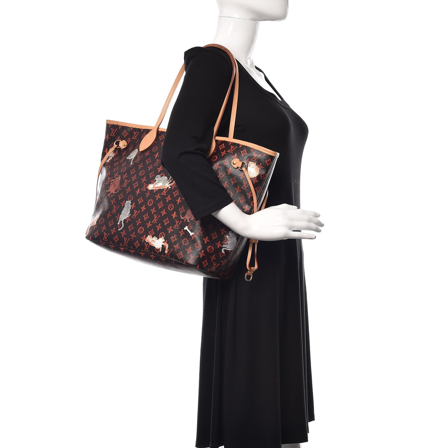 Catogram Neverfull MM Marron