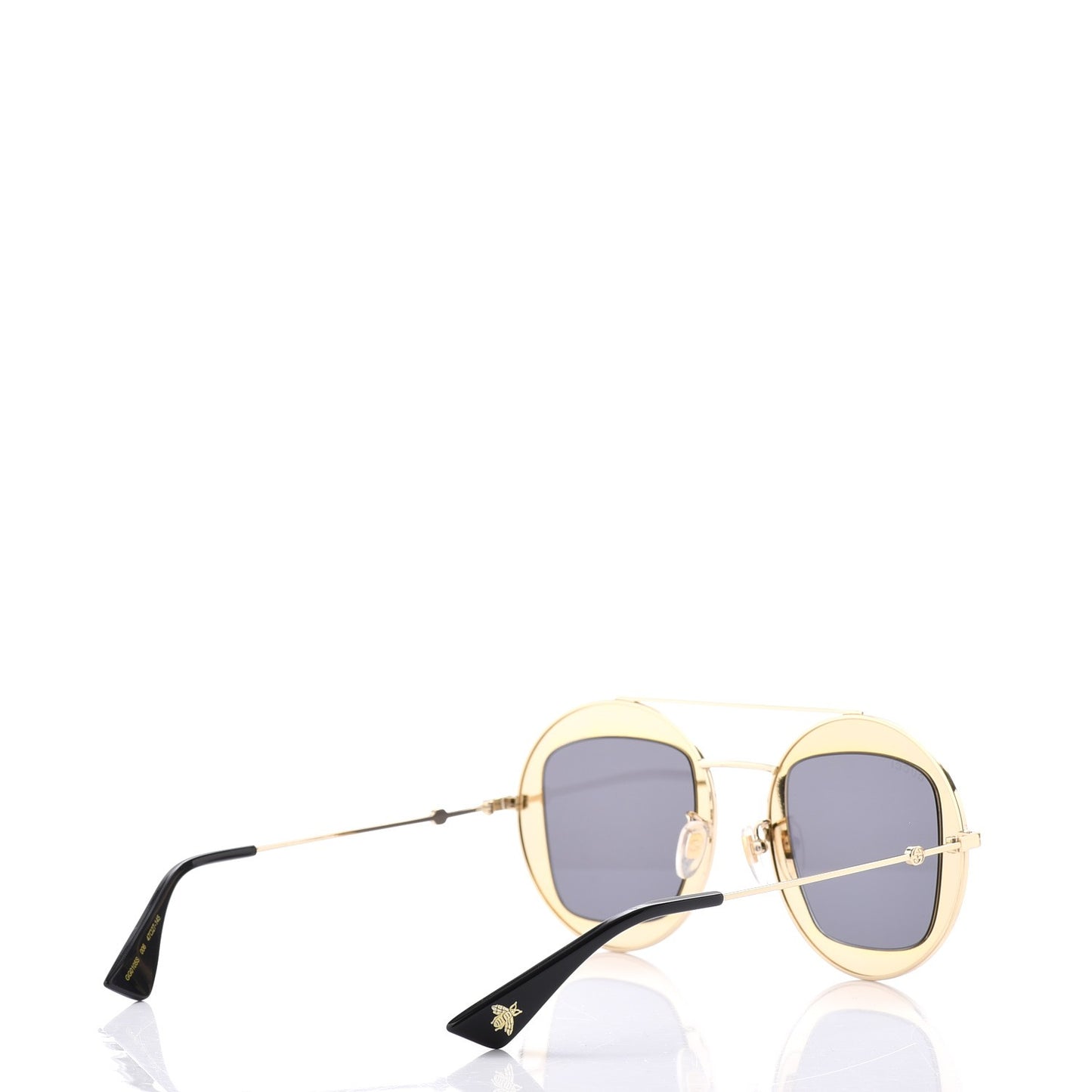 Round Frame Sylvie Web Sunglasses GG0105S Black