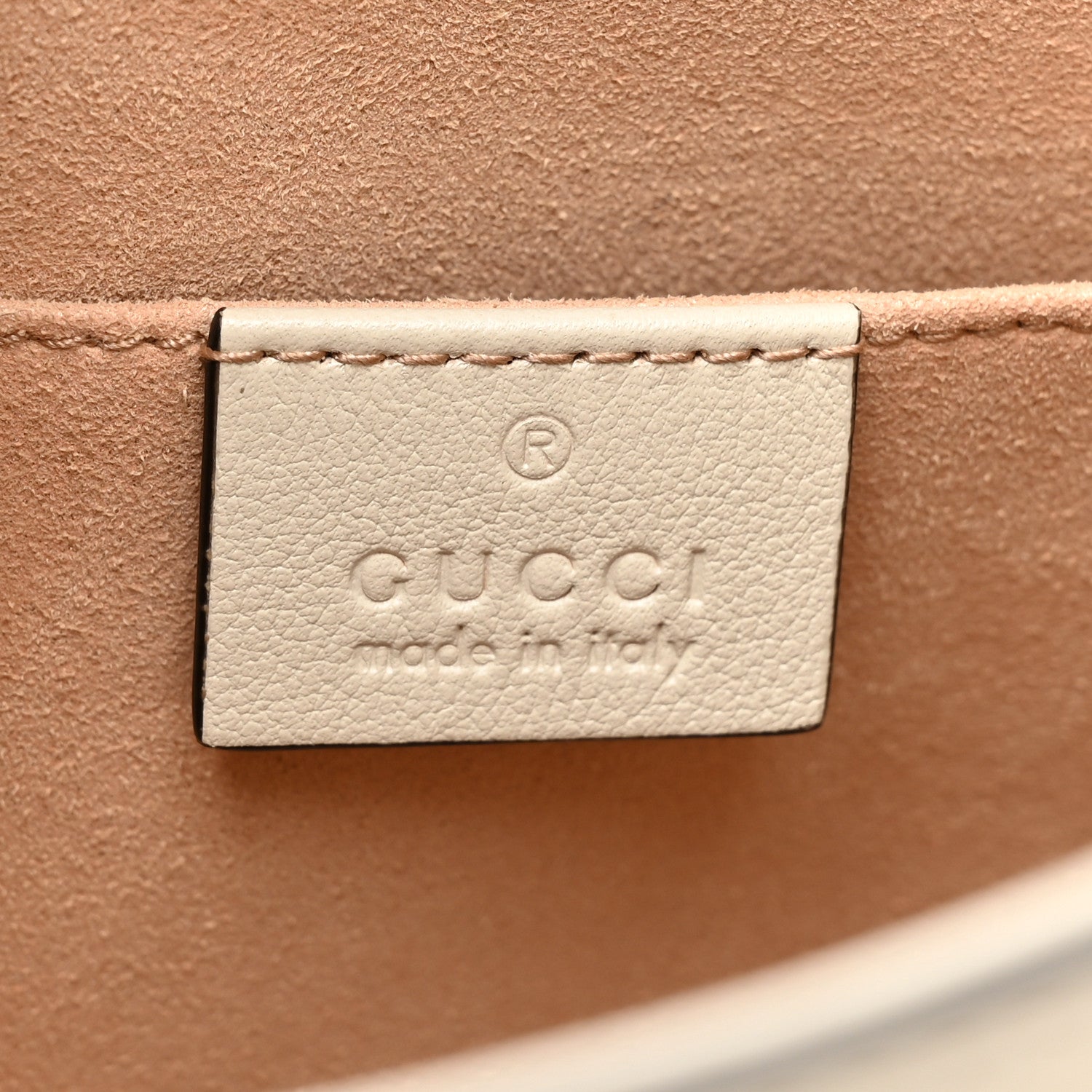 Gucci Wonka Grain Calfskin Small Diana Tote Bag Mystic White Cuir 6 of 9