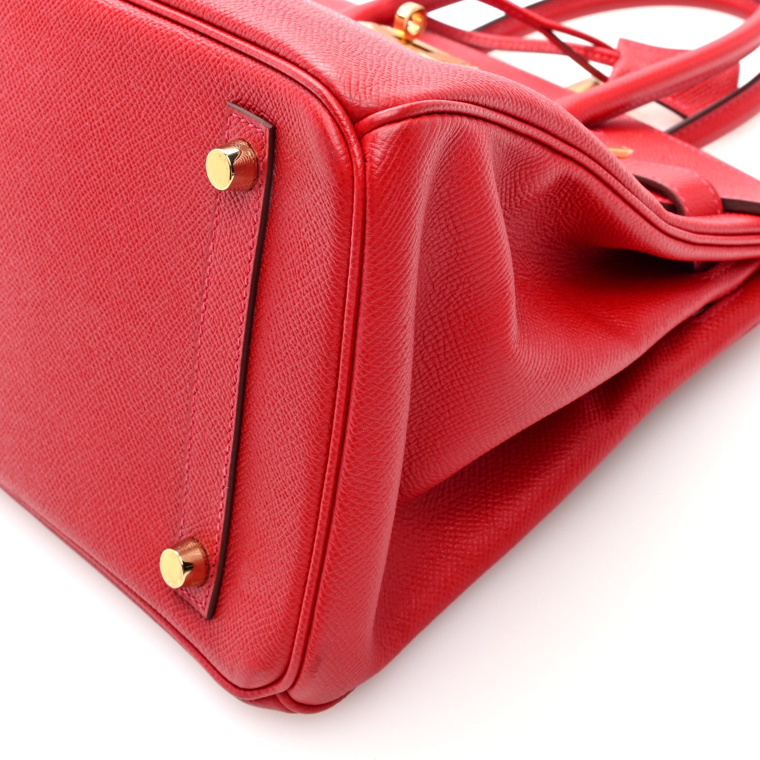 Hermes Epsom BIRKIN 30 Rouge Casaque 10 of 10