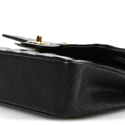 Chanel Caviar Quilted Small Double Flap Black 10 of 11