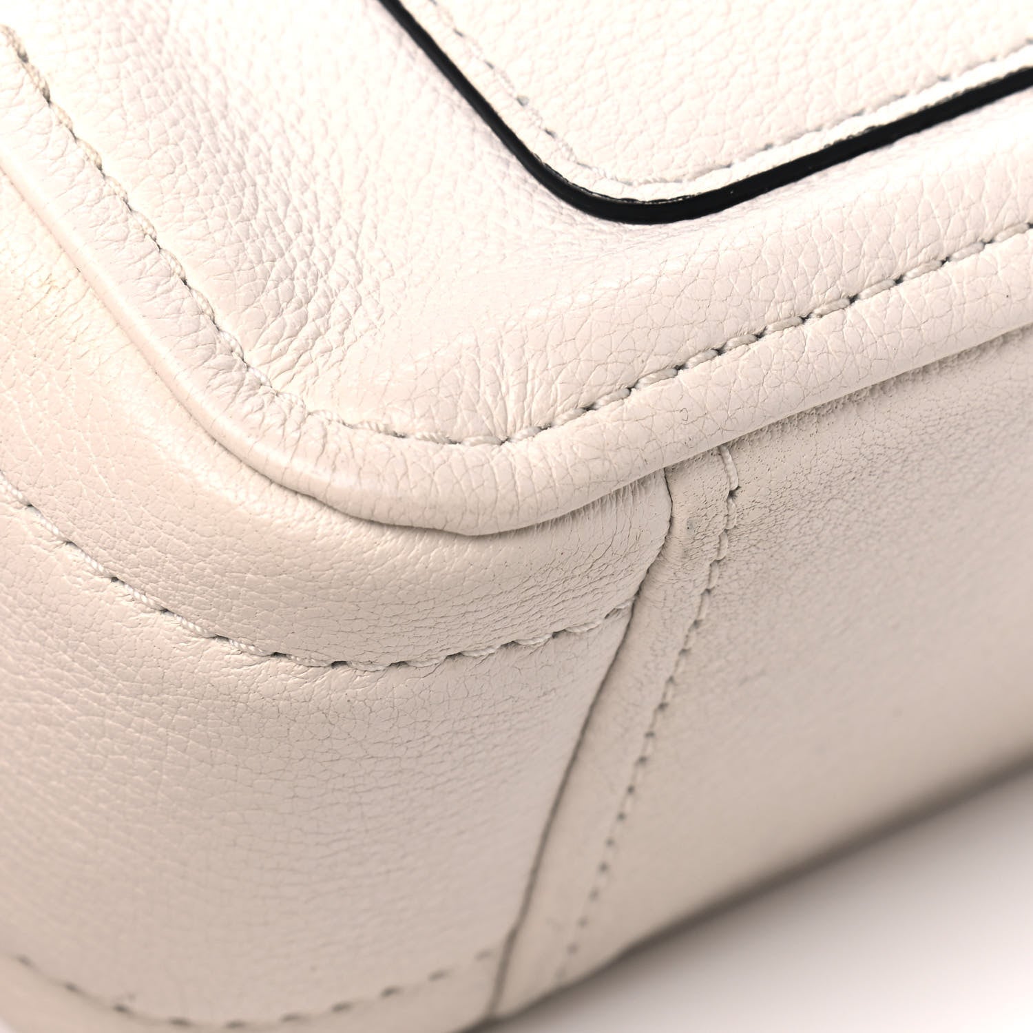 Marc Jacobs Supple Natural Grain Calfskin The Softshot 21 Bag Cream 7 of 17
