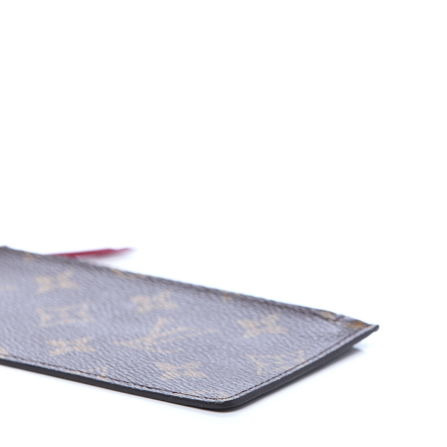Monogram Josephine Wallet Zippered Insert Fuchsia