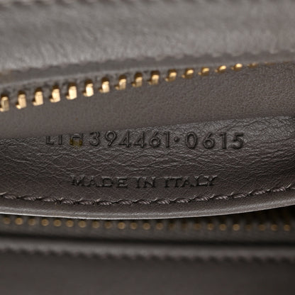 Saint Laurent Calfskin Small Monogram Cabas Fog 7 of 12