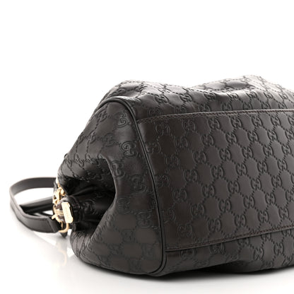 Gucci Guccissima Medium Sukey Boston Chocolate 9 of 10