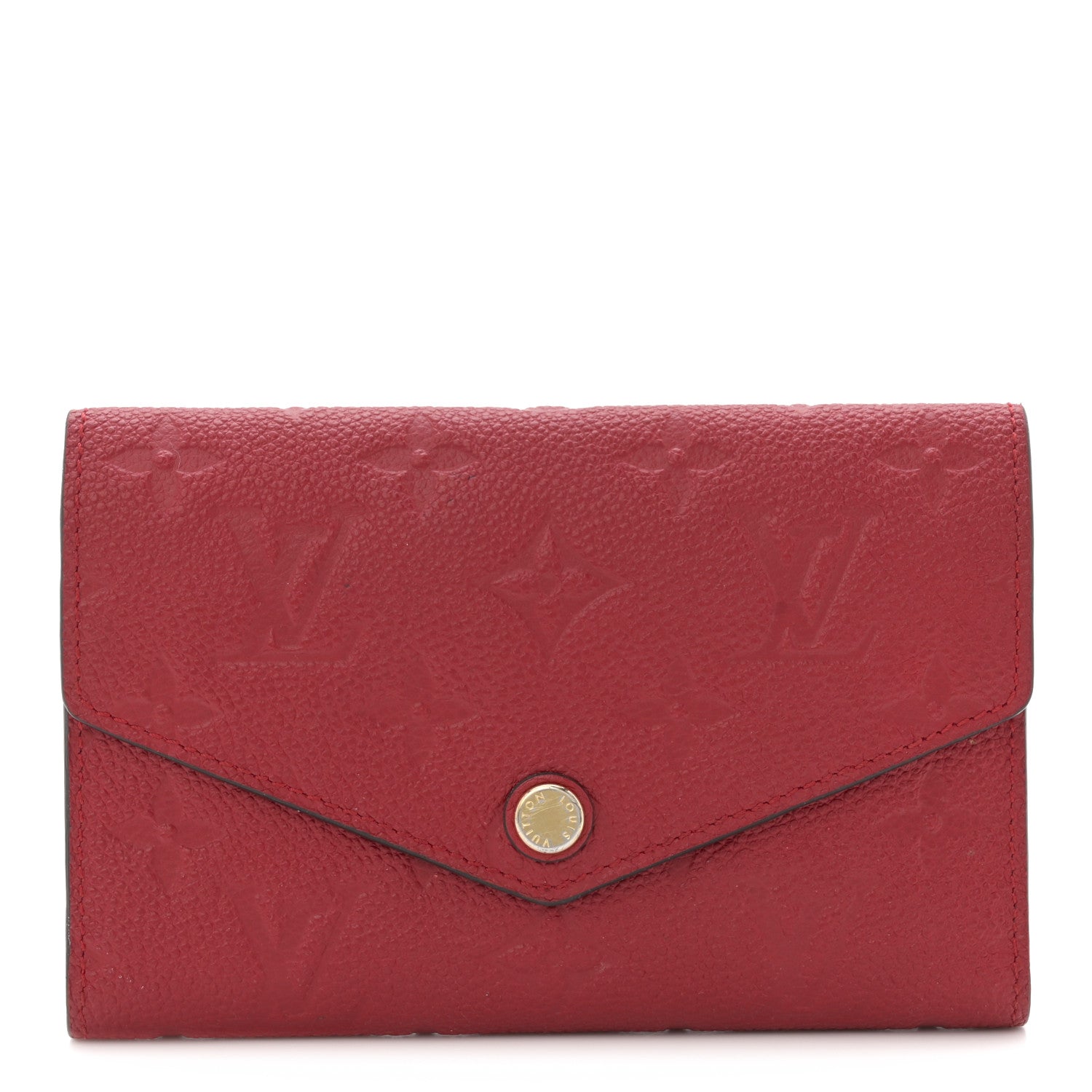 Louis Vuitton Empreinte Compact Curieuse Wallet Cherry 1 of 7