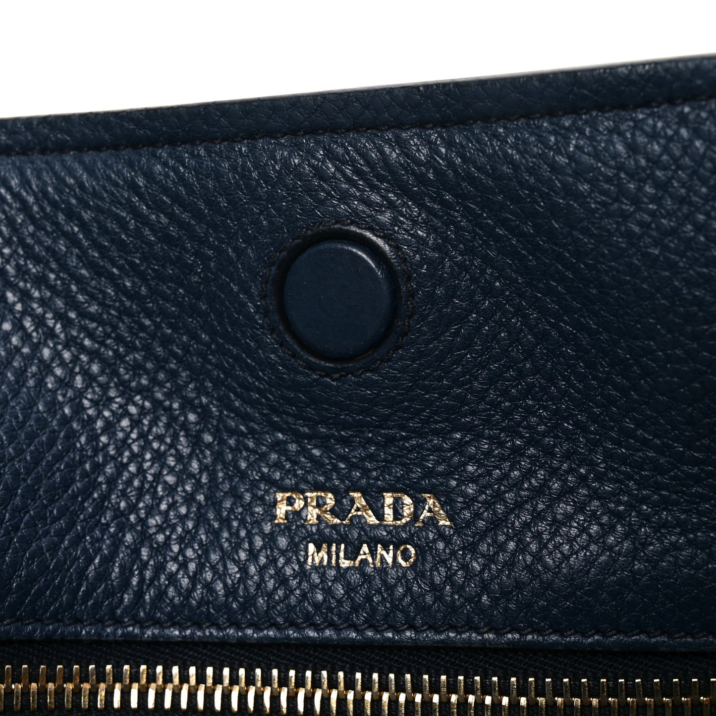Vitello Daino Pocket Shopping Tote Baltico