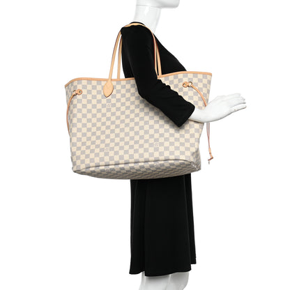Louis Vuitton Damier Azur Neo Neverfull GM Rose Ballerine 2 of 12