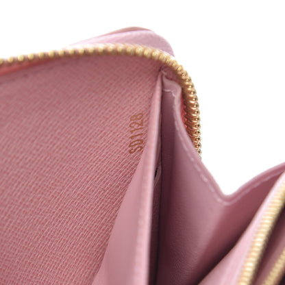Louis Vuitton Damier Azur Zippy Wallet Rose Ballerine 7 of 9