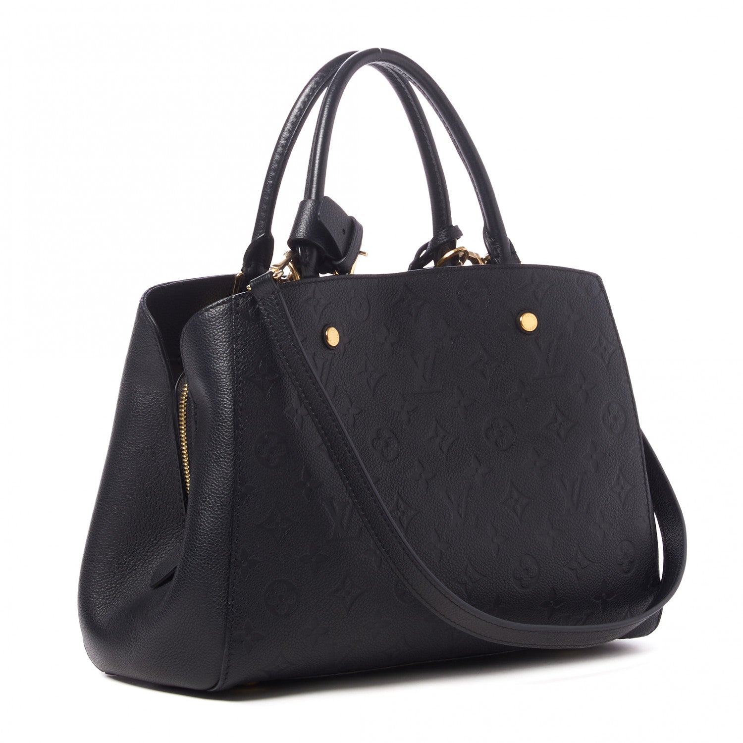 Louis Vuitton Empreinte Montaigne MM Black 2 of 7