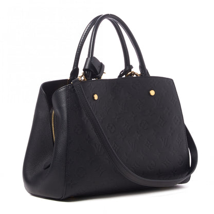 Louis Vuitton Empreinte Montaigne MM Black 2 of 7