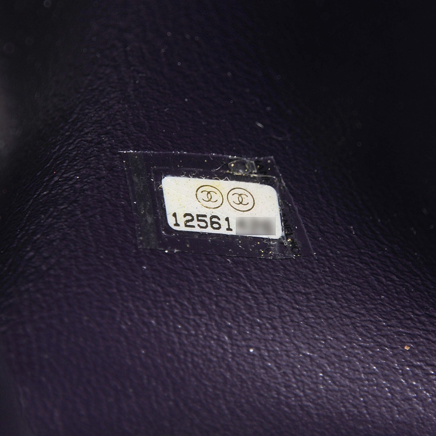 Chanel Lambskin Quilted Jumbo Single Flap Dark Purple 7 of 8