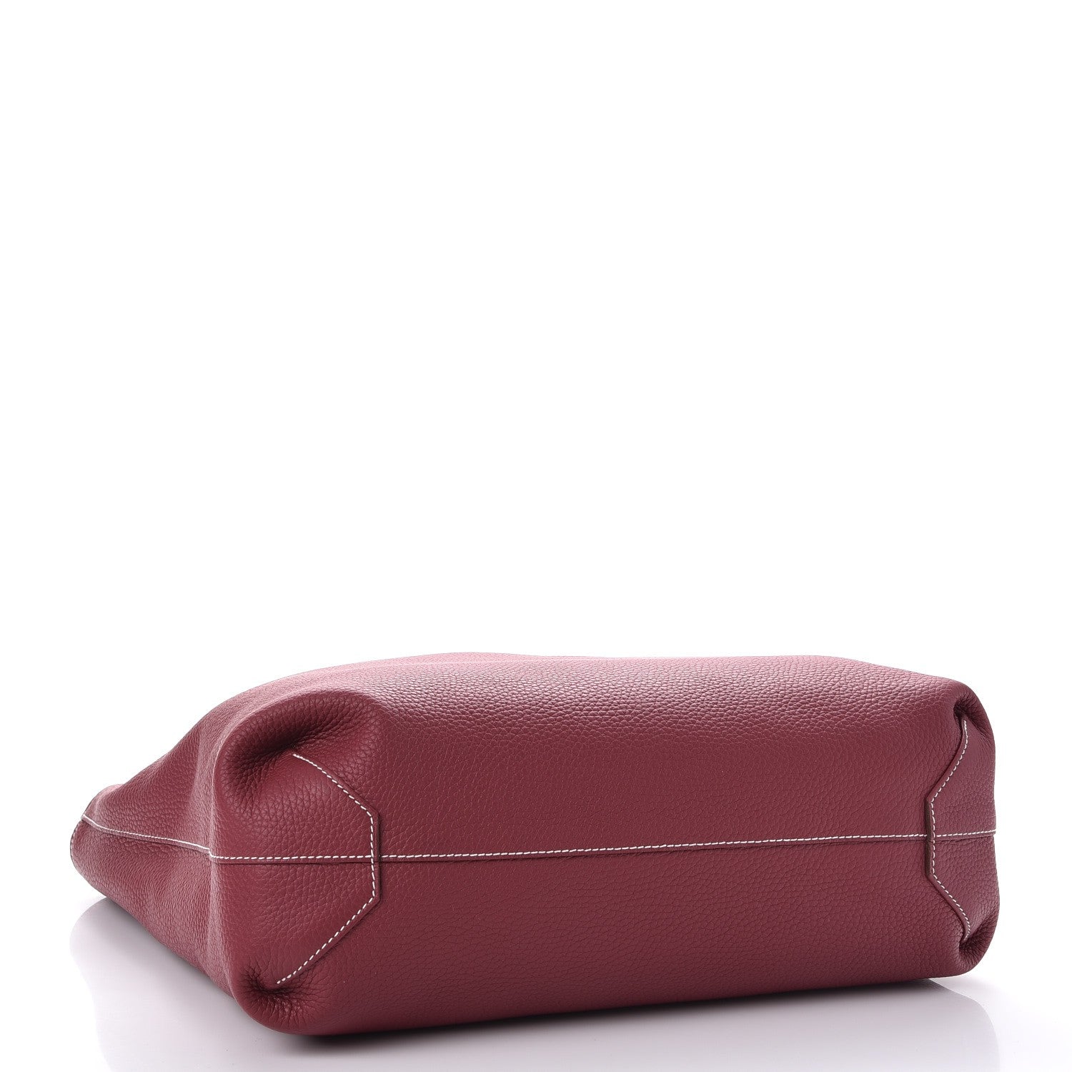 Hermes Taurillon Clemence Double Sens 45 Reversible Tote Rubis Bougainvillea 8 of 11