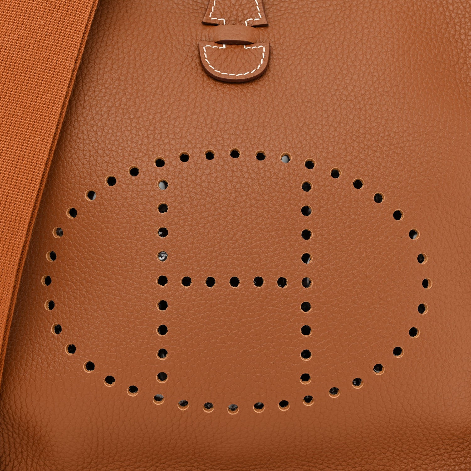Hermes Taurillon Clemence Evelyne III PM Gold 8 of 11